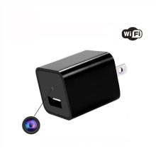 Câmera de carregador de parede wi-fi 1080P CCTV APP Mini câmera espiã oculta